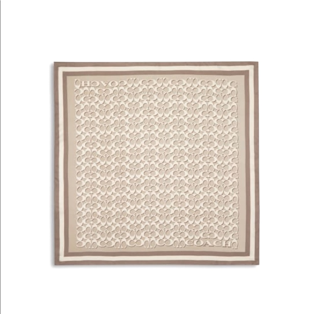 Coach Silk Square Scarf